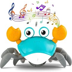 Interaktyvus šliaužiojantis krabas su garsu, mėlynas kaina ir informacija | Žaislai berniukams | pigu.lt