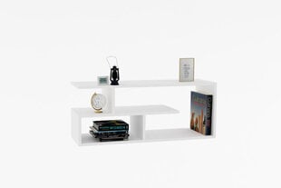TV staliukas Asir, 100x40x29,6 cm, baltas kaina ir informacija | TV staliukai | pigu.lt