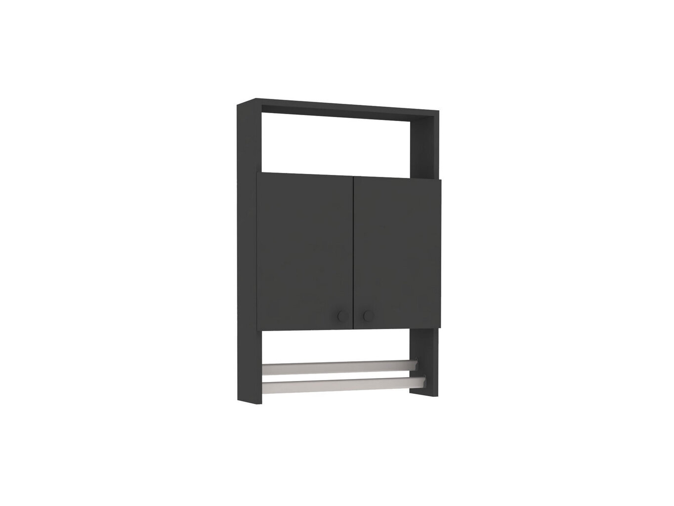 Spintelė Asir, 60x87x15 cm, pilka kaina ir informacija | Vonios spintelės | pigu.lt