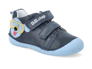 D.D.Step  кожаные  ботинки  S070-880  Rouaj Blue жираф цена и информация | Детская спортивная обувь | pigu.lt