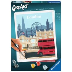 Ravensburger CreArt - Красочный Лондон, живопись цена и информация | Набор для рисования по номерам | pigu.lt