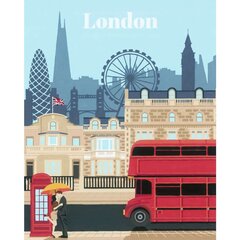 Ravensburger CreArt - Красочный Лондон, живопись цена и информация | Живопись по номерам | pigu.lt