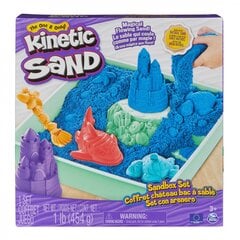 Spin Master Набор песочниц Kinetic Sand Зеленый цена и информация | Развивающие игрушки | pigu.lt