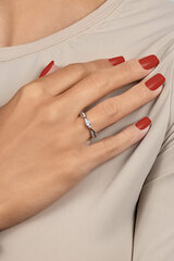 Žiedas moterims Brilio Silver RI102W kaina ir informacija | Žiedai | pigu.lt