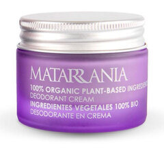 Dezodoranto kremas Matarrania 100% Organic Plant-Based Deodorant Cream, 30 ml цена и информация | Дезодоранты | pigu.lt