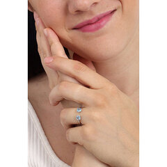 Brosway Открытое серебряное кольцо с фантазийным цирконием FCL11 цена и информация | Кольца | pigu.lt