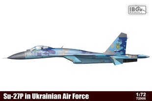 Plastikinis modelis Ukrainos oro pajėgose Su-27P 1:72 цена и информация | Коллекционные модели автомобилей | pigu.lt
