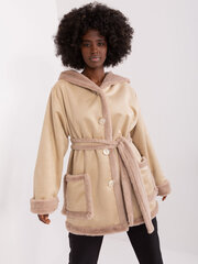 Пальто женское, песочное цена и информация | Женские пальто | pigu.lt