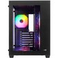 Aerocool Dryft V1 FRGB Black (ACCM-ES01063.11) kaina ir informacija | Korpusai | pigu.lt