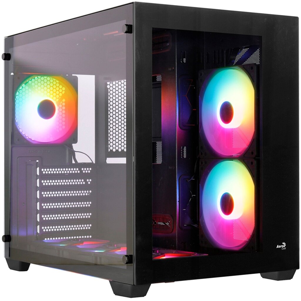 Aerocool Dryft V1 FRGB Black (ACCM-ES01063.11) kaina ir informacija | Korpusai | pigu.lt