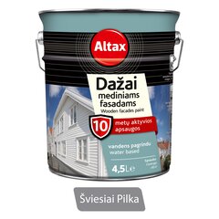 Medienos dažai Altax, šviesiai pilka, 4,5L цена и информация | Краска | pigu.lt