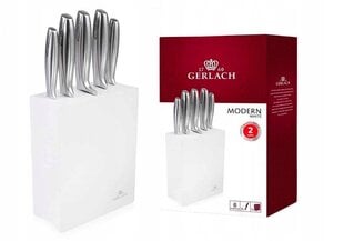 Gerlach peilių rinkinys Modern White, 5 dalių kaina ir informacija | Peiliai ir jų priedai | pigu.lt