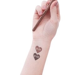 Пудровый карандаш для бровей ELAN Brow Liner Pro 02 DARK BROWN AF-11602 цена и информация | Карандаши, краска для бровей | pigu.lt