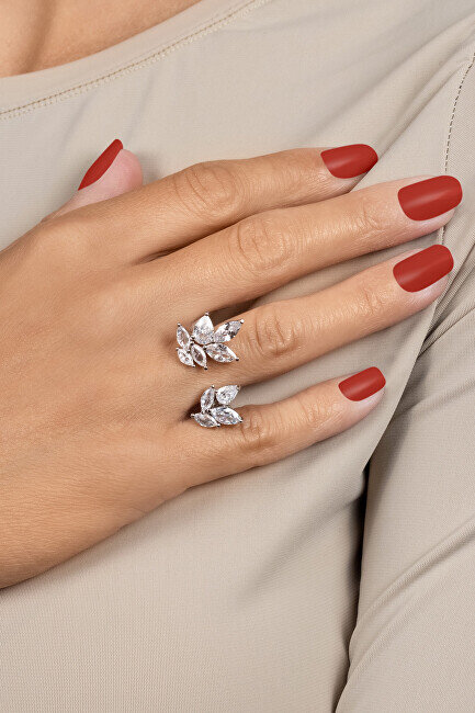 Žiedas moterims Brilio Silver RI111W kaina ir informacija | Žiedai | pigu.lt
