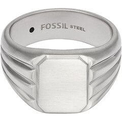 Fossil Цельное мужское стальное кольцо JF04467040 цена и информация | Кольцо | pigu.lt