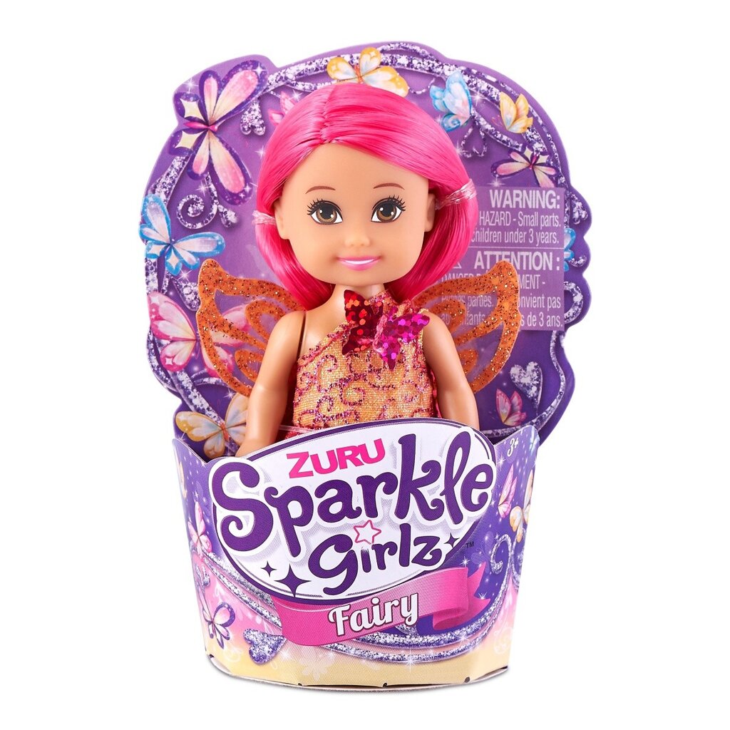 Lėlė Sparkle Girlz Fairy Cupcake Zuru, 48 vnt, 11 cm. kaina ir informacija | Žaislai mergaitėms | pigu.lt