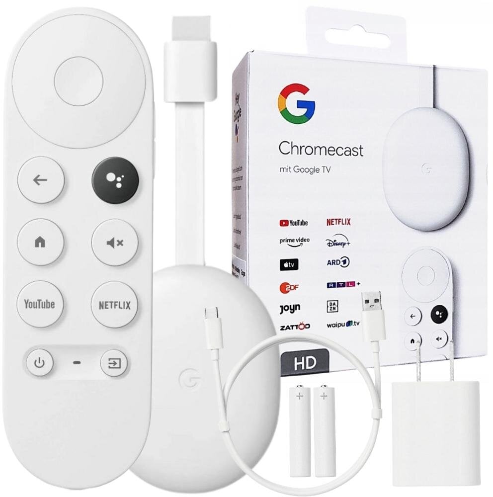 Google Chromecast HD kaina ir informacija | TV imtuvai (priedėliai) | pigu.lt