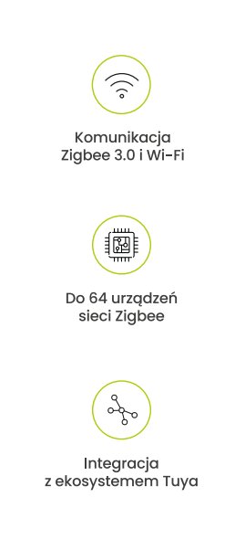 Gise WiFi šliuzas Zigbee Tuya GGT-ZB kaina ir informacija | Apsaugos sistemos, valdikliai | pigu.lt