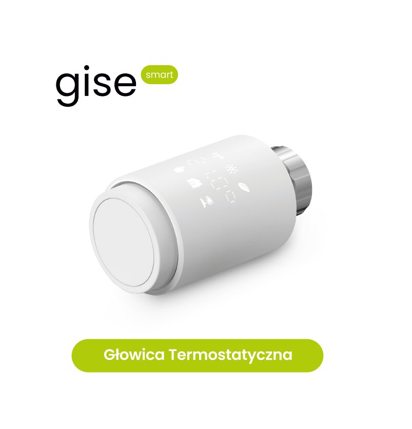 Gise, termostatinė galvutė, Tuya Zigbee GTV-ZB kaina ir informacija | Apsaugos sistemos, valdikliai | pigu.lt