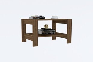 Kavos staliukas Asir, 69,8x40x50 cm, rudas kaina ir informacija | Kavos staliukai | pigu.lt