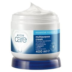 Drėkinamasis universalus kremas su glicerinu, migdolų pienu ir vitaminu E Avon Care Essential Moisture, 400 ml kaina ir informacija | Kūno kremai, losjonai | pigu.lt