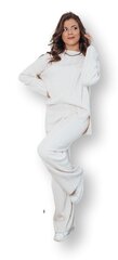 Laisvalaikio kostiumėlis moterims AY1006-53456, baltas цена и информация | Женские костюмы | pigu.lt