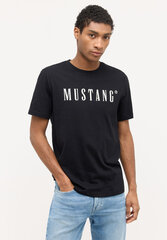 Marškinėliai vyrams Mustang, juodi kaina ir informacija | Vyriški marškinėliai | pigu.lt