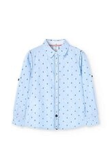 Рубашка для девочек Boboli 738356*9355, синий 8445470387985 цена и информация | Футболка для девочек | pigu.lt