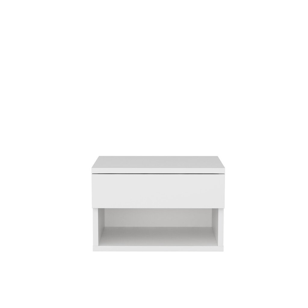 Naktinis staliukas Asir Jamot, baltas kaina ir informacija | Spintelės prie lovos | pigu.lt