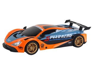 Nuotoliniu būdu valdomas sportinis automobilis Lean Toys, oranžinis, 42,5x22x10cm цена и информация | Игрушки для мальчиков | pigu.lt