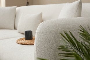 3 vietų sofa-lova Simena - Cream цена и информация | Диваны | pigu.lt