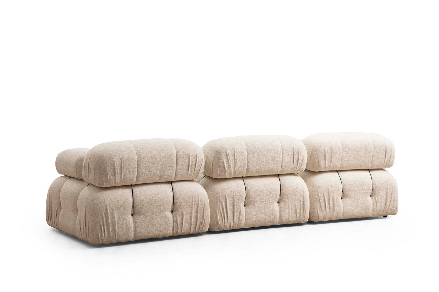 Trivietė sofa Atelier Del Sofa Bubble, smėlio spalvos цена и информация | Sofos | pigu.lt