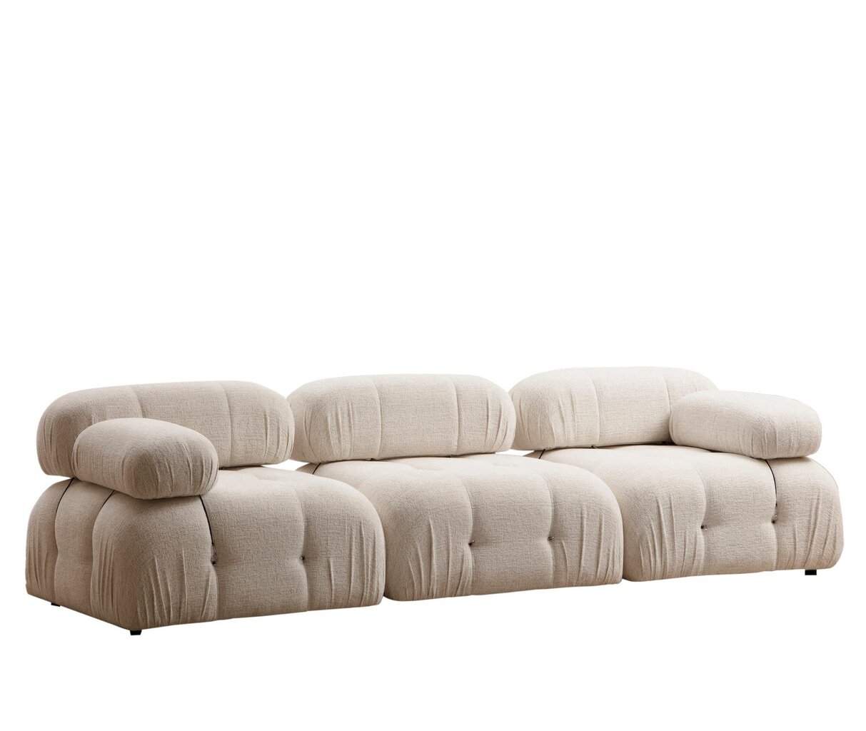 Trivietė sofa Atelier Del Sofa Bubble, smėlio spalvos цена и информация | Sofos | pigu.lt