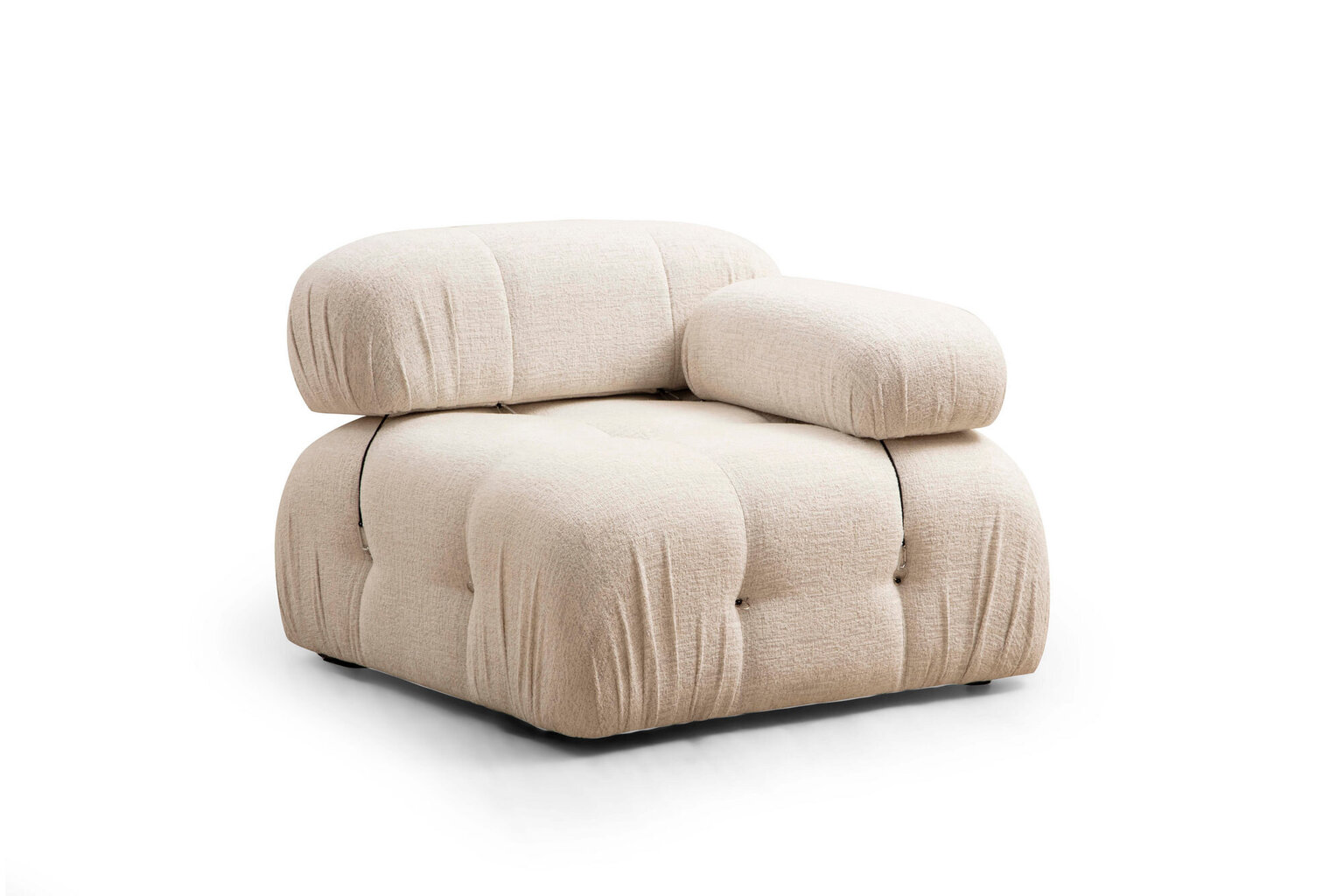 Trivietė sofa Atelier Del Sofa Bubble, smėlio spalvos kaina ir informacija | Sofos | pigu.lt