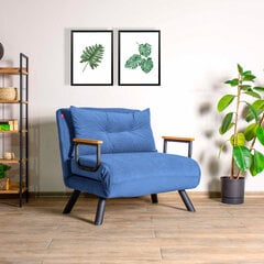 Fotelis Sando, mėlynas цена и информация | Кресла в гостиную | pigu.lt