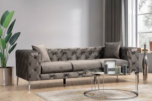 Trivietė sofa Atelier Del Sofa Como, pilka kaina ir informacija | Sofos | pigu.lt