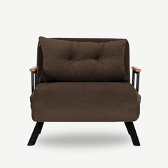 1 sėdynės sofa-lova Sando Single - Brown цена и информация | Кресла в гостиную | pigu.lt