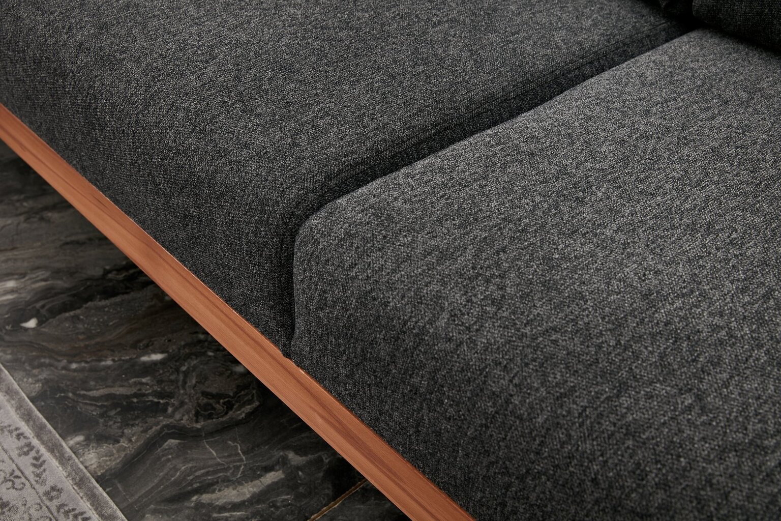 Trivietė sofa Asir Liva, pilka цена и информация | Sofos | pigu.lt