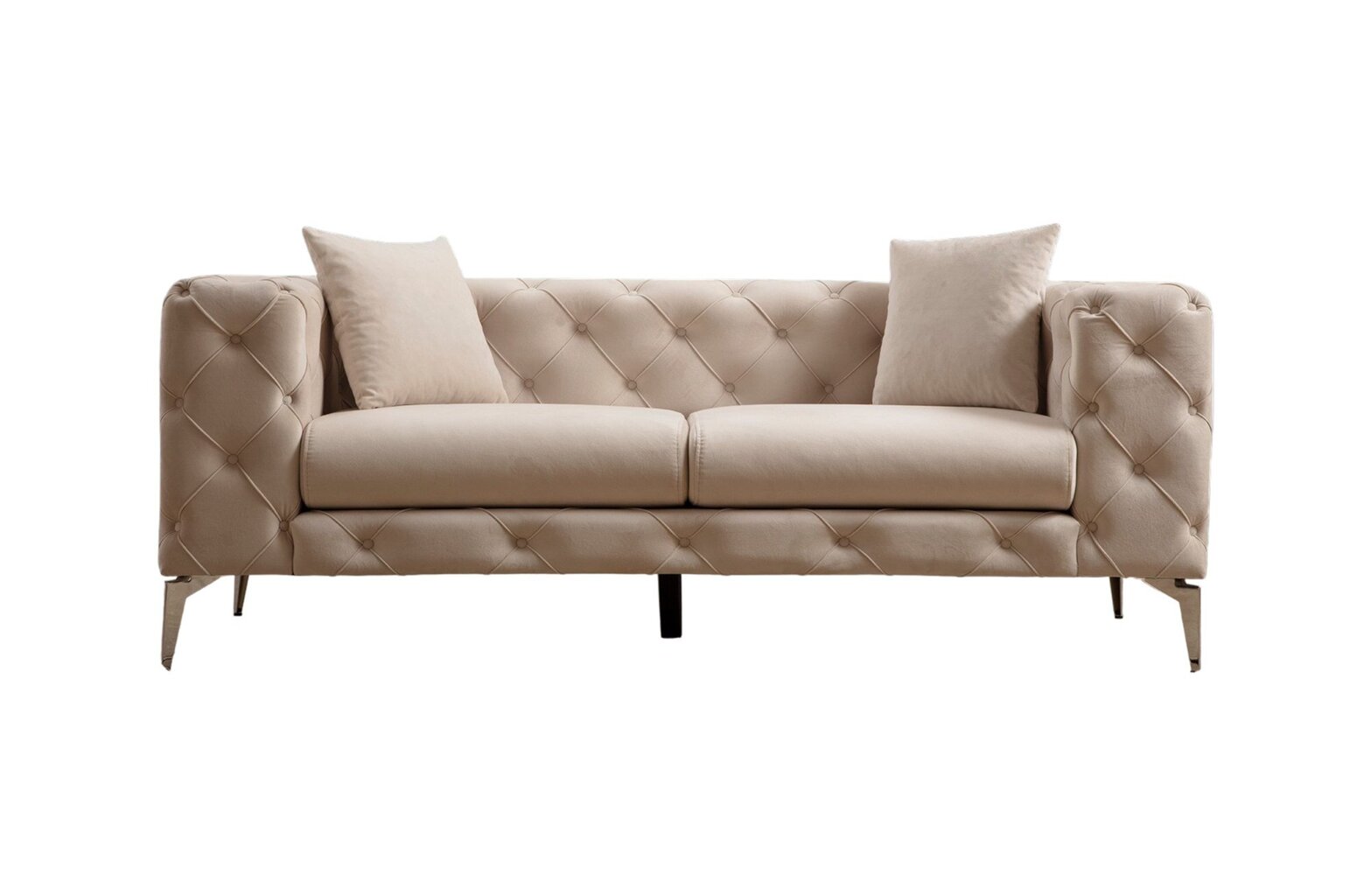 Dvivietė sofa Atelier Del Sofa Como Ecru, smėlio spalvos kaina ir informacija | Sofos | pigu.lt