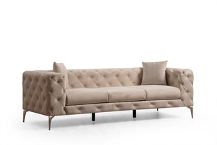 Trivietė sofa Atelier Del Sofa Como, smėlio spalvos kaina ir informacija | Sofos | pigu.lt