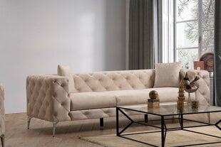 Trivietė sofa Atelier Del Sofa Como, smėlio spalvos kaina ir informacija | Sofos | pigu.lt