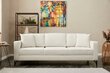 Trivietė sofa Atelier Del Sofa Berlin, smėlio spalvos kaina ir informacija | Sofos | pigu.lt