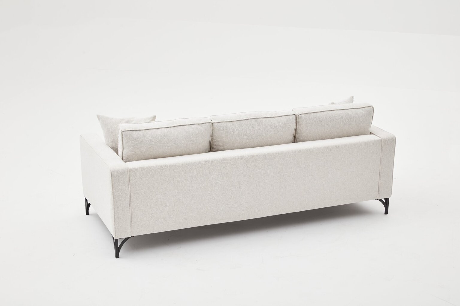 Trivietė sofa Atelier Del Sofa Berlin, smėlio spalvos kaina ir informacija | Sofos | pigu.lt