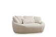 Dvivietė sofa Atelier Del Sofa Midye Love Seat, smėlio spalvos цена и информация | Sofos | pigu.lt