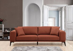 Trivietė sofa Asir Kenzo 3, raudona цена и информация | Диваны | pigu.lt