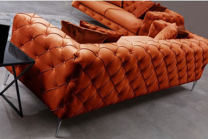 Trivietė sofa Atelier Del Sofa Como, oranžinė цена и информация | Sofos | pigu.lt
