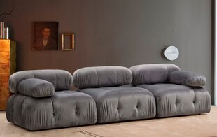 Trivietė sofa Atelier Del Sofa Bubble, pilka kaina ir informacija | Sofos | pigu.lt