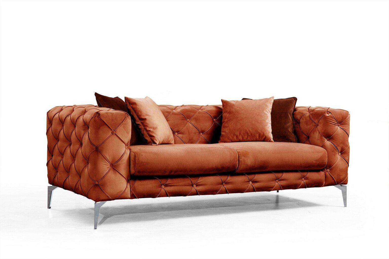 Dvivietė sofa Atelier Del Sofa Como, oranžinė kaina ir informacija | Sofos | pigu.lt