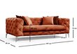 Dvivietė sofa Atelier Del Sofa Como, oranžinė kaina ir informacija | Sofos | pigu.lt