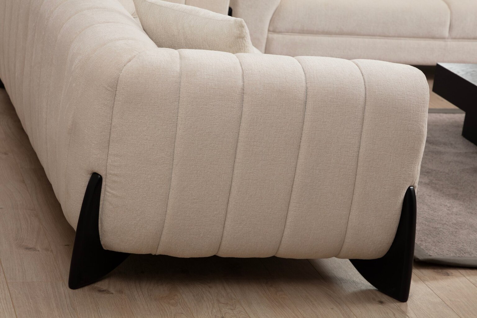 Sofa Asir Sandreo White 3, balta kaina ir informacija | Sofos | pigu.lt